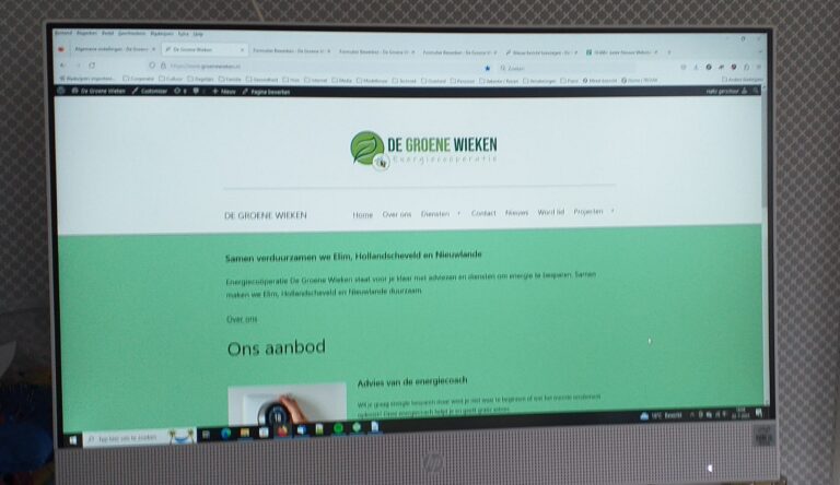 Nieuwe website