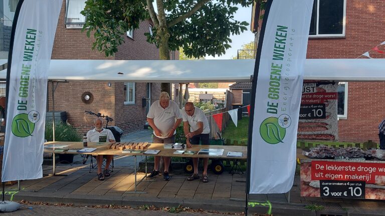 De Groene Wieken op de jaarmarkt in Elim
